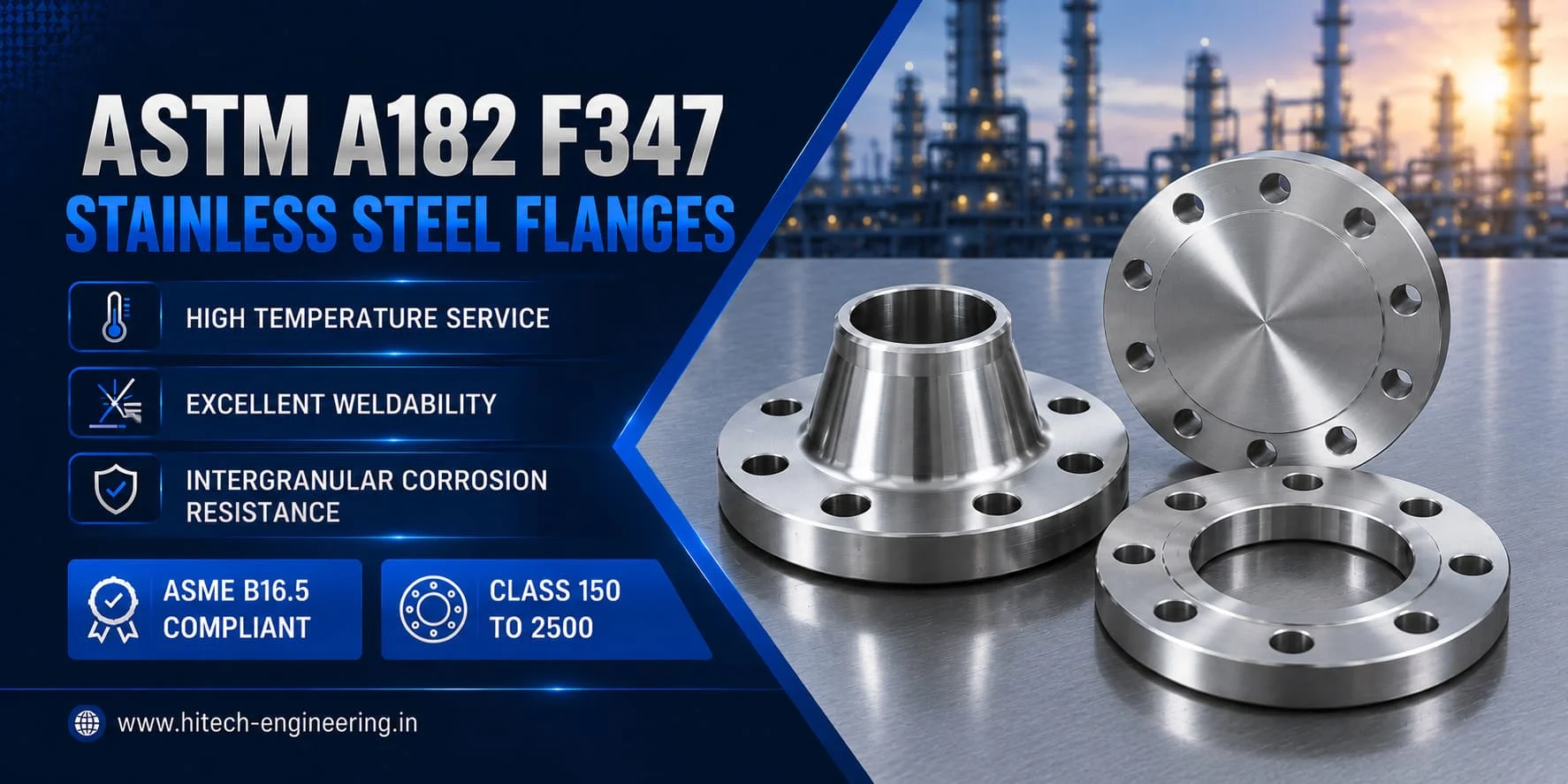 ASTM A182 F347 Flanges Manufacturer and Supplier in India