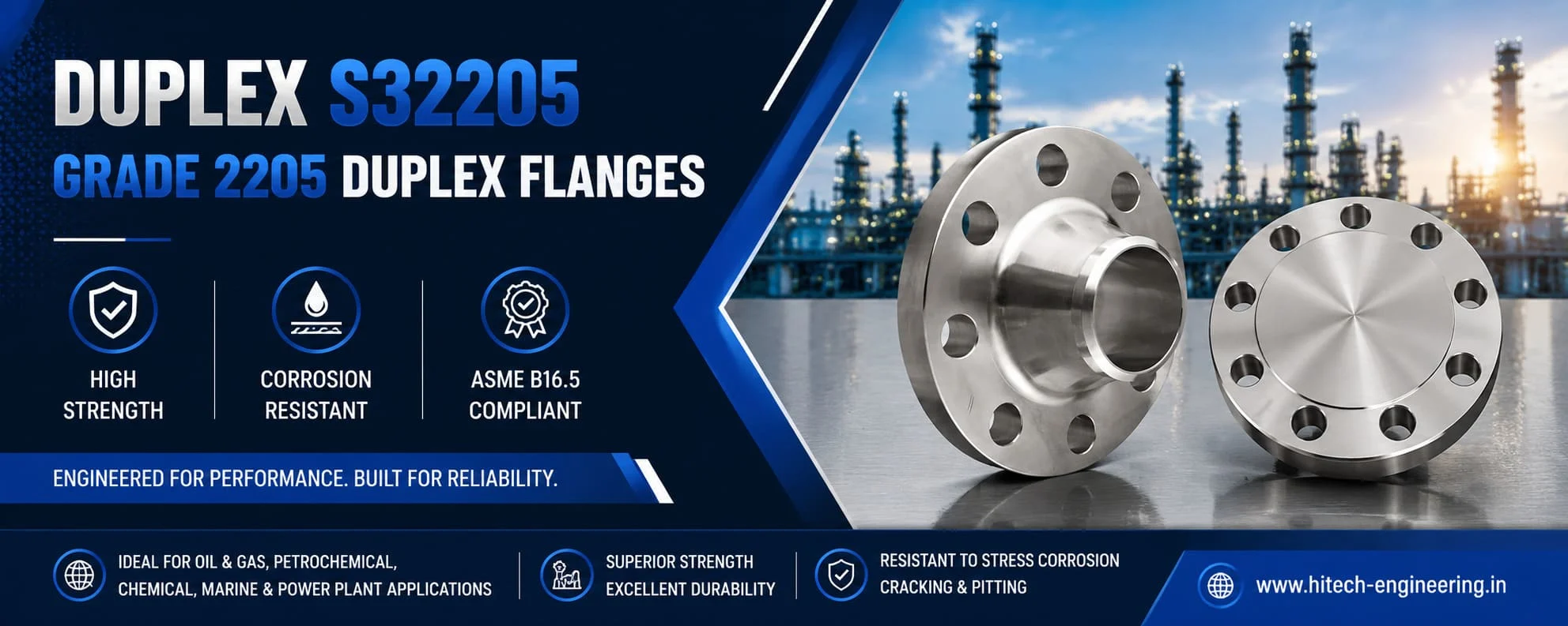 Duplex S32205 Flanges Manufacturer and Supplier in India