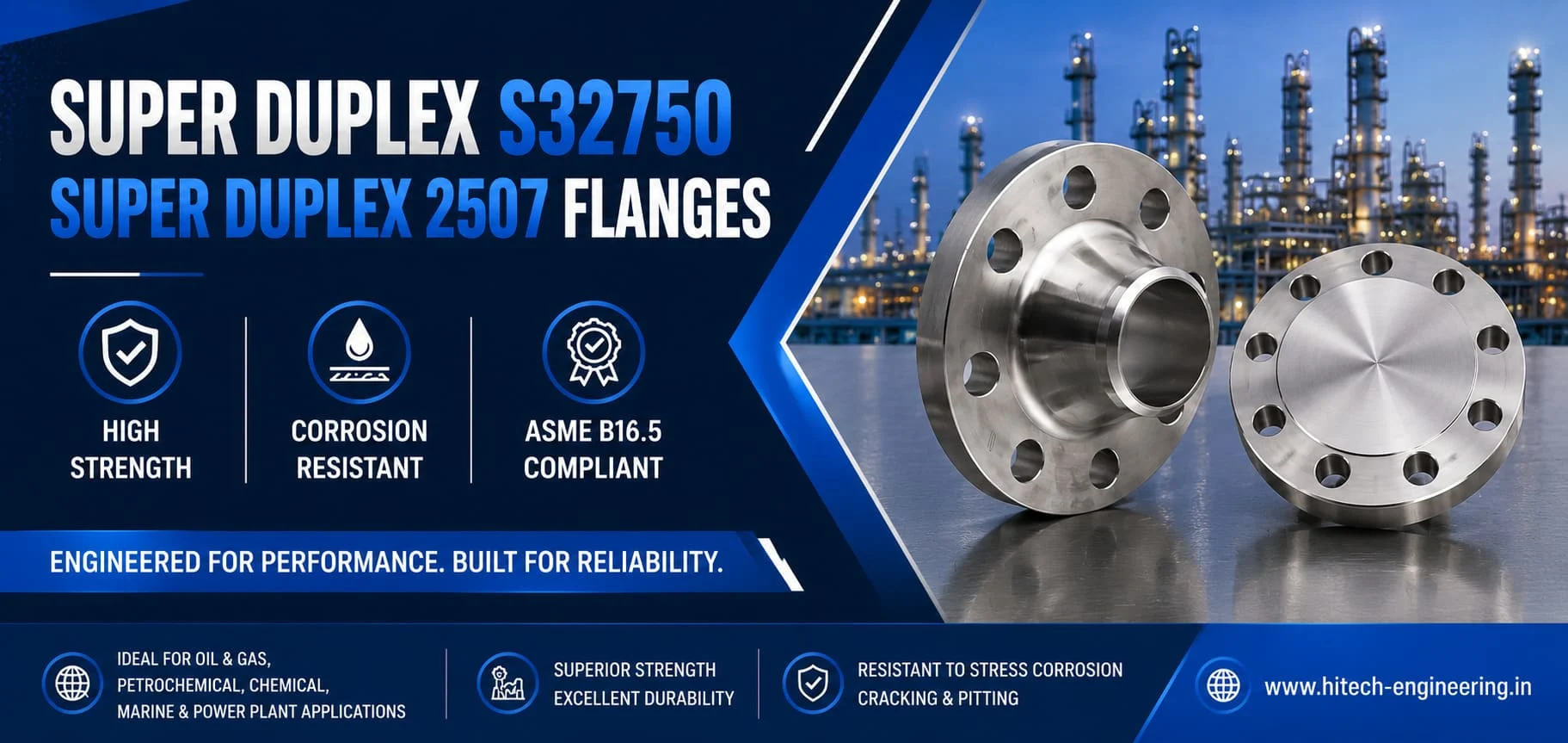 Super Duplex S32750 Flanges Manufacturer and Supplier in India